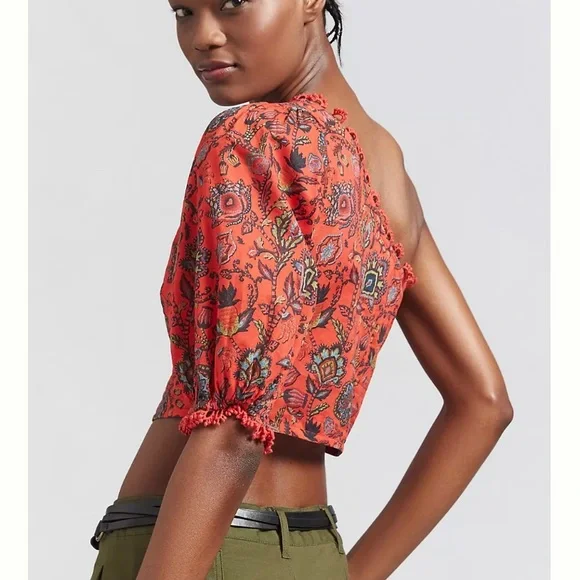 Farm Rio One-Shoulder Crop Top ✨ Host Pick ✨ - Picture 4 of 10